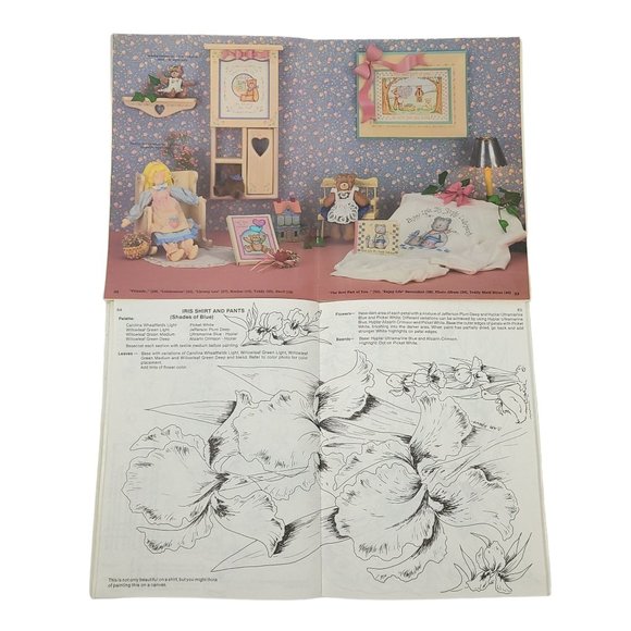 Crafting Books Lot Of 5 Embossing Painting Fabric Stitchery Tole Canvas Applique - Picture 6 of 11